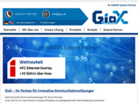 Giax GmbH website screenshot
