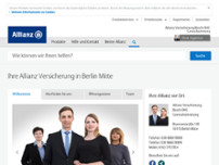 Screenshot for https://vertretung.allianz.de/agentur.buesch/