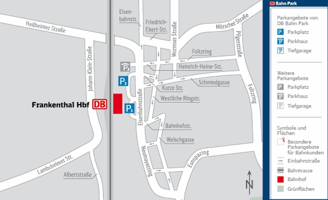 Bilder DB BahnPark Parkplatz Hauptbahnhof Vorplatz P1