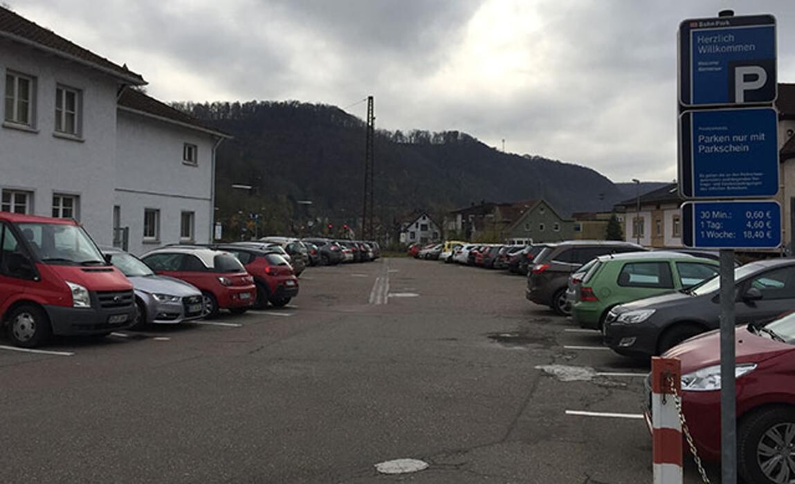 Bilder DB BahnPark Parkplatz Bahnhof P1