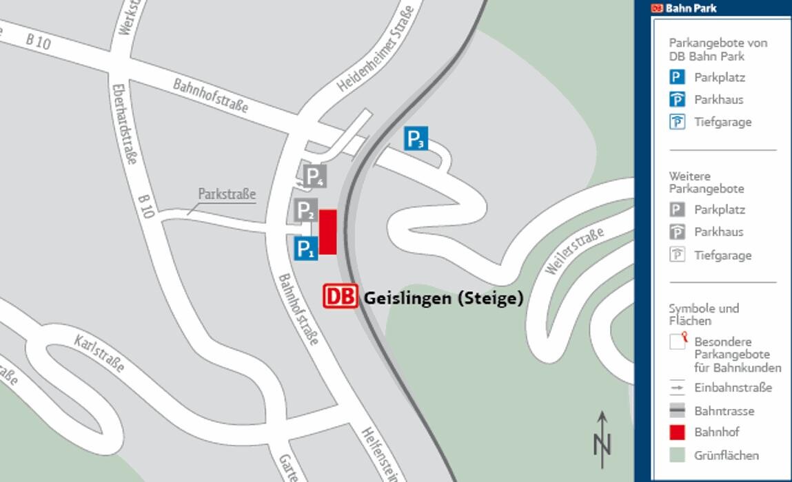 Bilder DB BahnPark Parkplatz Bahnhof P3 Katzenloch