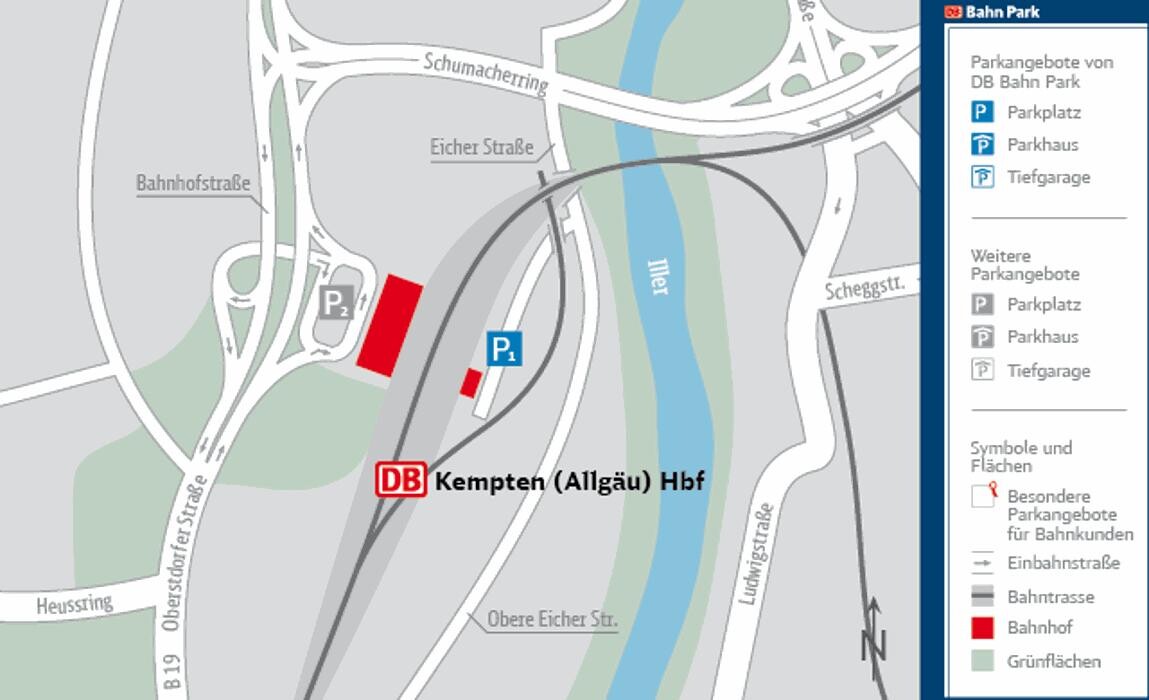 Bilder DB BahnPark Parkplatz Hauptbahnhof Rückseite P1