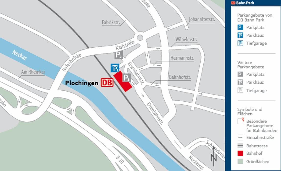 Bilder DB BahnPark Parkhaus Bahnhof P1