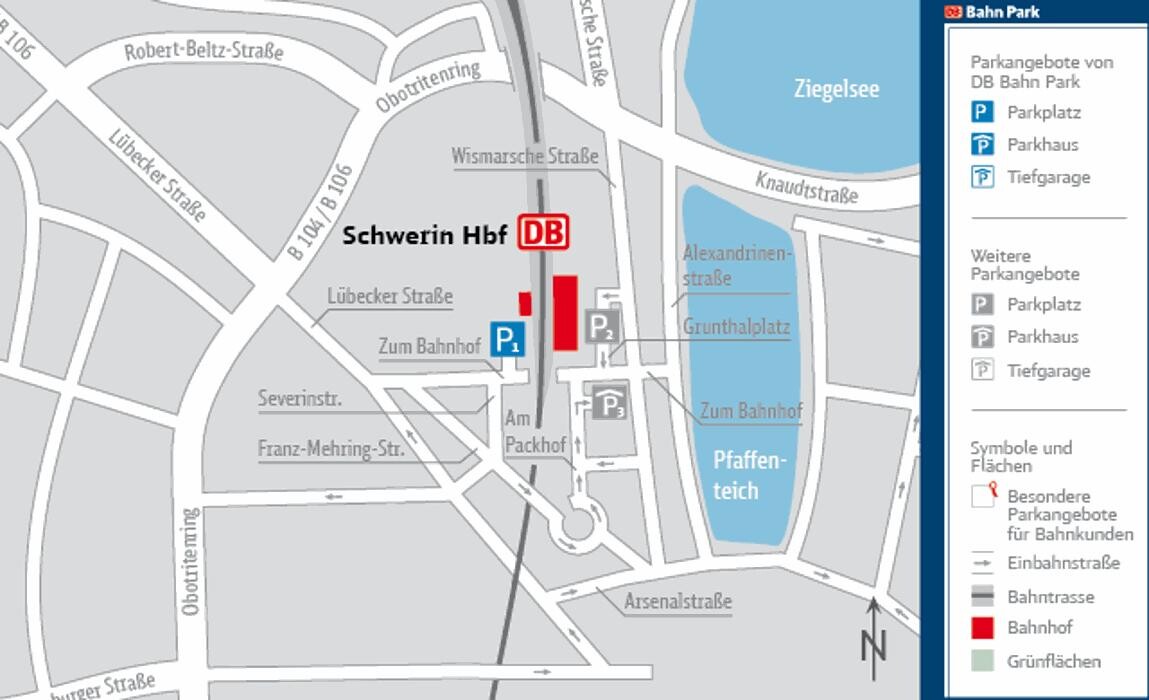 Bilder DB BahnPark Parkplatz Hauptbahnhof Rückseite P1