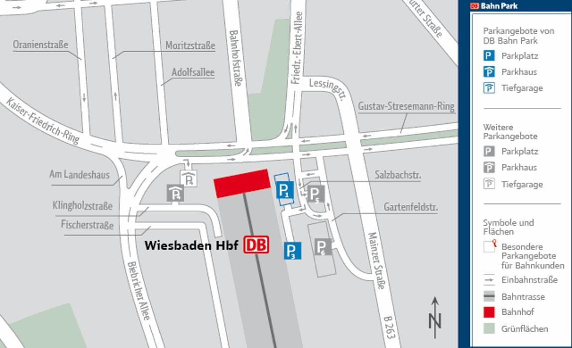 Bilder DB BahnPark Parkplatz Hauptbahnhof Ostseite P3