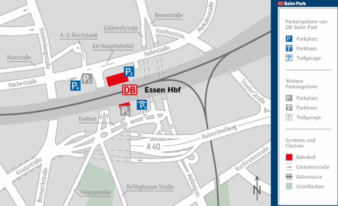 Bilder DB BahnPark Parkhaus Hauptbahnhof P1