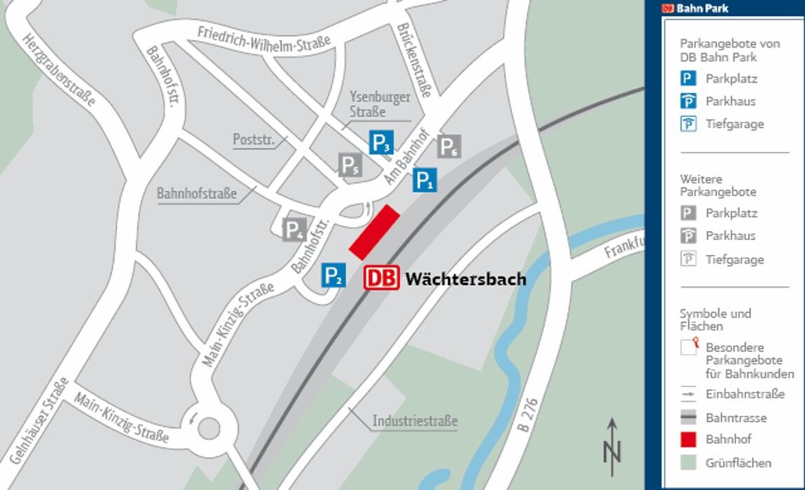 Bilder DB BahnPark Parkplatz Bahnhof P2 rechts