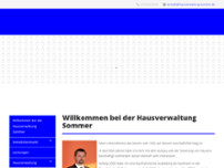 Hausverwaltung Sommer website screenshot