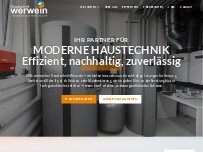 Website Screenshot Haustechnik Werwein