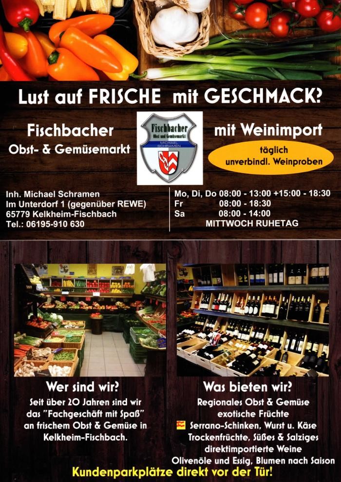 Bilder Fischbacher Obst- und Gemüsemarkt Inh. Michael Schramen