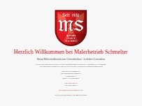 Website Screenshot Malerbetrieb Schmelter