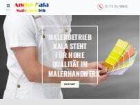 Website Screenshot Malerbetrieb Andre Kala