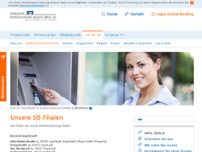 SB Filiale - Volksbank Raiffeisenbank Bayern Mitte eG website screenshot