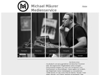 Michael Mäurer Medienservice website screenshot