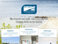 Campingland Ostsee GmbH&CO KG website screenshot