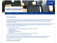 Patentanwälte Partnergesellschaft mbB Lorenz & Kollegen website screenshot