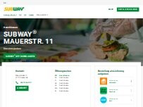 Website Screenshot Subway