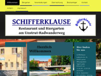 Schifferklause website screenshot