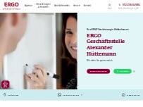 Website Screenshot ERGO Versicherung Alexander Hüttemann