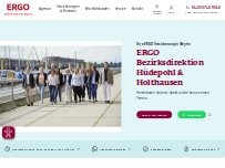 Website Screenshot ERGO Versicherung Nils Hüdepohl
