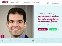 Website Screenshot ERGO Versicherung Versicherungsbüro Florian Wörgötter