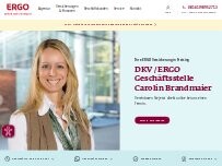 Website Screenshot ERGO Versicherung Carolin Brandmaier