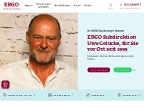 Website Screenshot ERGO Versicherung Uwe Golücke
