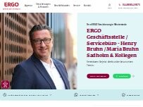 Website Screenshot ERGO Versicherung Henry Bruhn