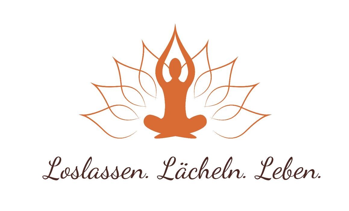 Loslassen. Lächeln. Leben. Logo