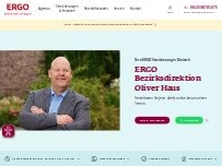 Website Screenshot ERGO Versicherung Oliver Heiner Walter Haus