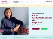 Website Screenshot ERGO Versicherung Birgit Gaß