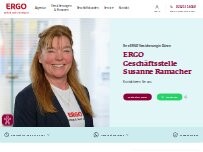 Website Screenshot ERGO Versicherung Susanne Ramacher