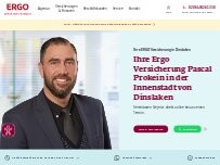 Website Screenshot ERGO Versicherung Pascal Prokein