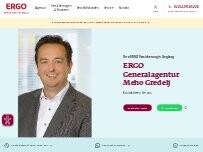 Website Screenshot ERGO Versicherung Meho Gredelj