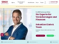 Website Screenshot ERGO Versicherung Sebastian Glade