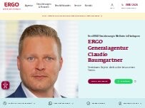 Website Screenshot ERGO Versicherung Claudio Baumgartner