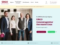 Website Screenshot ERGO Versicherung Hermann Gnas