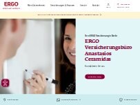 Website Screenshot ERGO Pro Anastasios Ceramidas