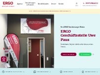 Website Screenshot ERGO Versicherung Uwe Paus