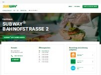 Website Screenshot Subway