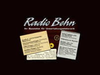 Radio Behn website screenshot