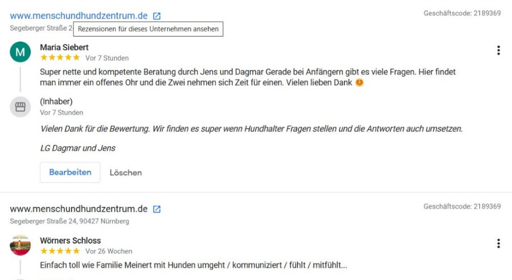 Bilder MenschUndHundZentrum