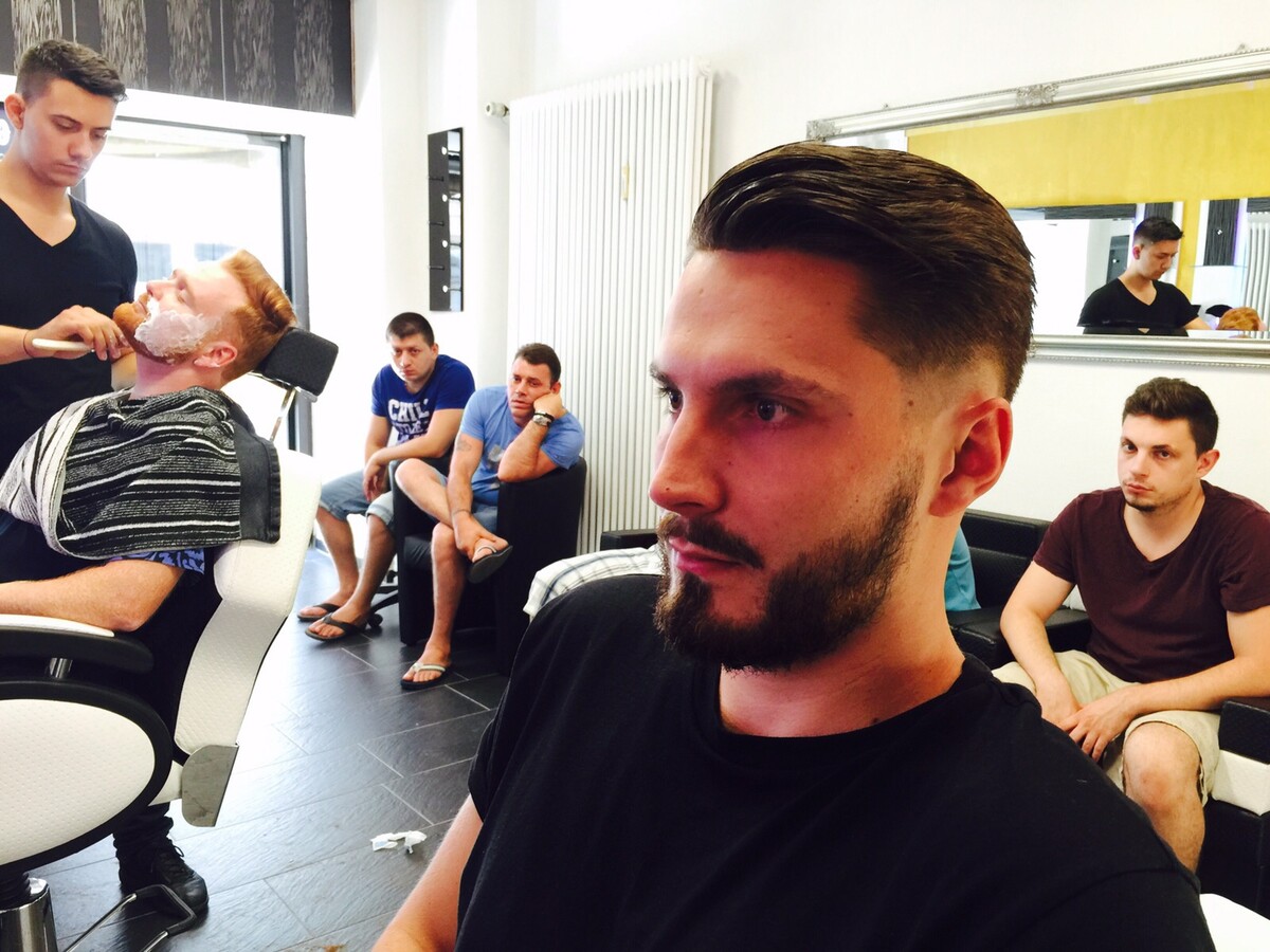 Bilder Goldene Schere Herren-Barbier-Salon