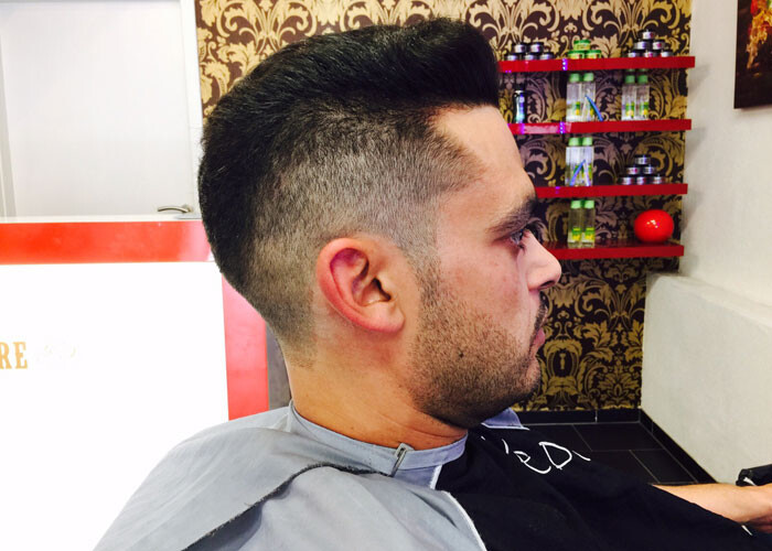 Bilder Goldene Schere Herren-Barbier-Salon