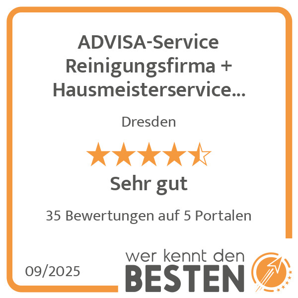 Bilder ADVISA-Service Reinigungsfirma + Hausmeisterservice Dresden GmbH