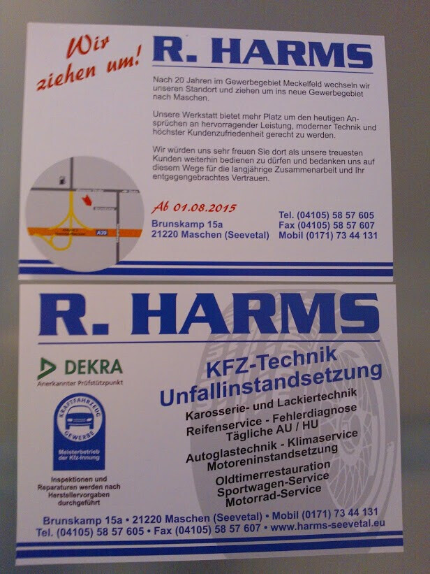 Bilder R. HARMS - KFZ-Technik & Unfallinstandsetzung