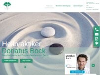 Website Screenshot Donatus Bock Heilpraktiker
