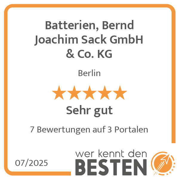 Bilder Batterien, Bernd Joachim Sack GmbH & Co. KG