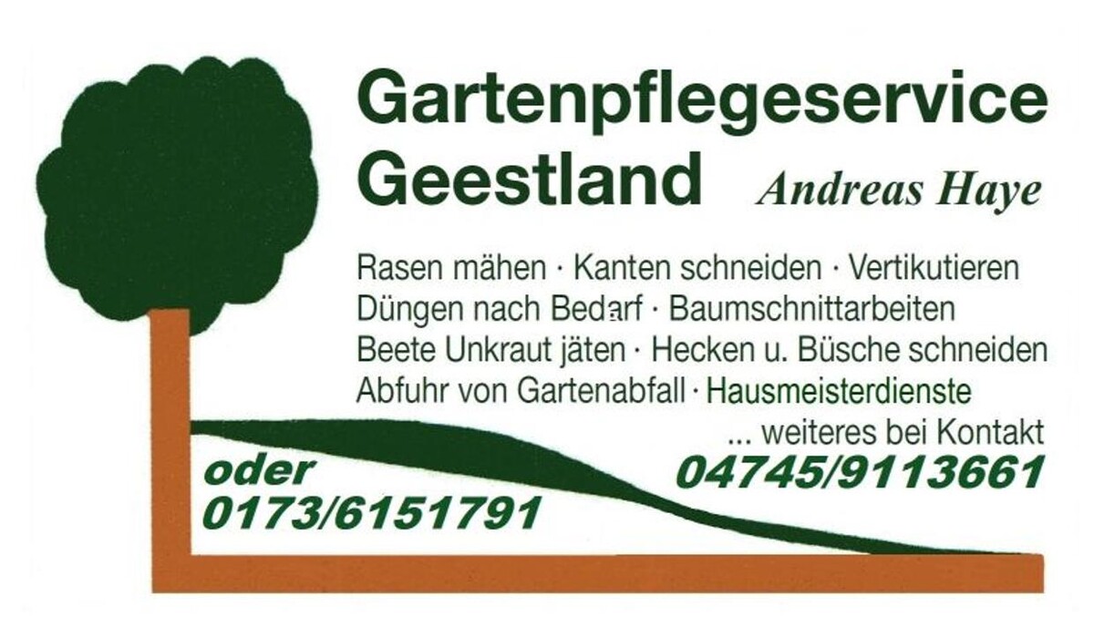 Gartenpflegeservice Geestland Logo