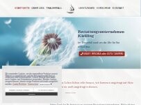 Website Screenshot Bestattungsunternehmen Kießling
